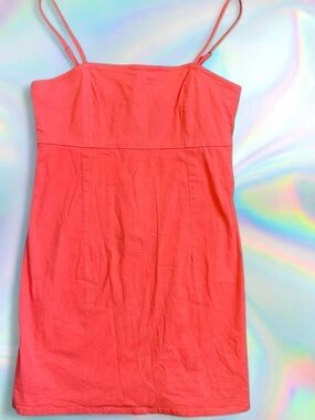 wild fable Coral Strapless Mini Dress